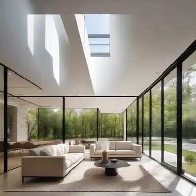 The architect explained the design concept while intoning the importance of natural light and open spaces.