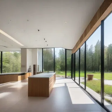 The architect explained the design concept while intoning the importance of natural light and open spaces.