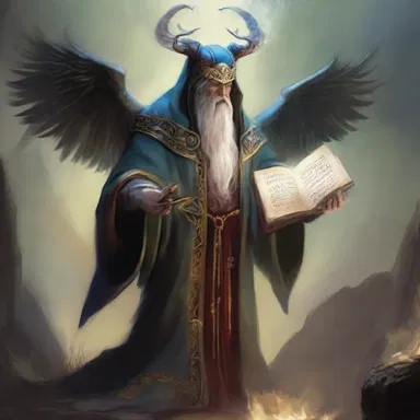 The sorcerer intoned an ancient chant to summon a mystical creature from the realm of fantasy.