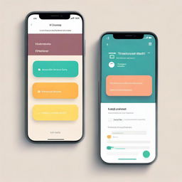 Modify the initial prompt to design a compact yet efficient login page for a teacher-centric planning mobile application, incorporating educational symbols and utilizing a comforting, approachable color scheme.