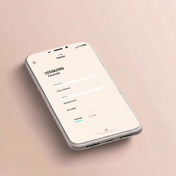 Design a modern and simplistic login screen for a mobile app targeting teachers, incorporating intuitive design elements, education-related symbols and a soothing, neutral color palette.