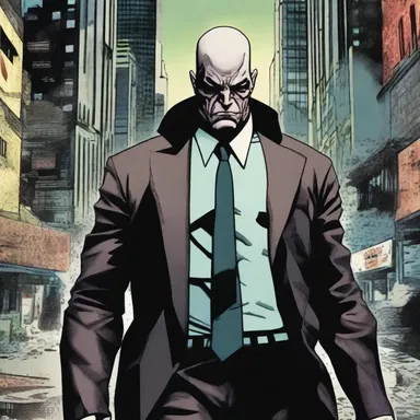 In the dark and gritty world of this comic book series, the profligate anti-hero seeks revenge against the corrupt city officials.