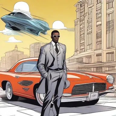 In the comic book series, the profligate hero spends his days lavishly spending his fortune on luxurious cars and gadgets.