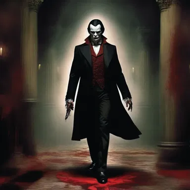 In the horror novel, the antagonist was a profligate vampire who preyed on innocent victims for his own gratification.