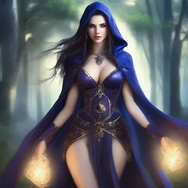 In the fantasy novel, the enchanting sorceress would give the glad eye to the brave hero, casting a spell of desire upon him.