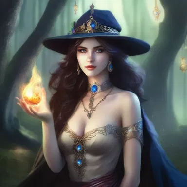 In the fantasy novel, the enchanting sorceress would give the glad eye to the brave hero, casting a spell of desire upon him.