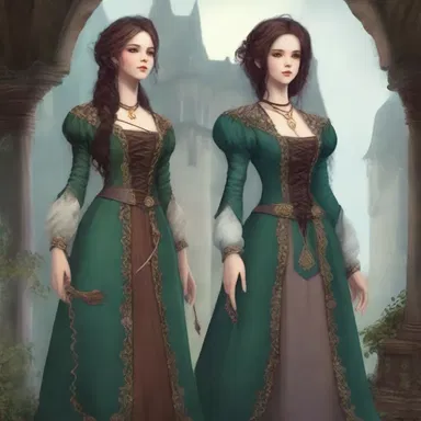 In the land of Eliria, the humble seamstresses created magical garments from oddments, wielding the power of the leftover cloth to imbue the clothes with enchantments.