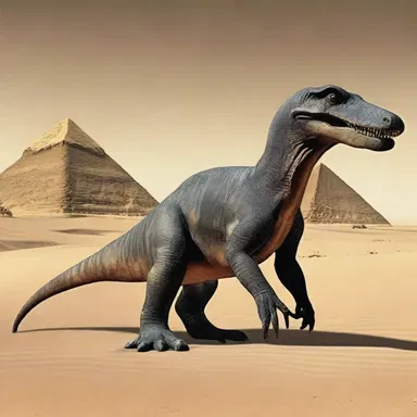 The ancient Egyptians believed that saurian creatures were associated with the power of resurrection.