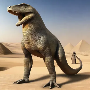 The ancient Egyptians believed that saurian creatures were associated with the power of resurrection.