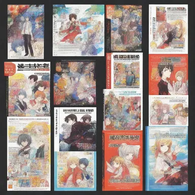 I bought a kit with all the volumes of my favorite anime series.