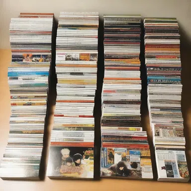 I bought a kit with all the volumes of my favorite anime series.