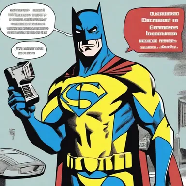 The superhero was always kitted up with the latest gadgets to fight crime.