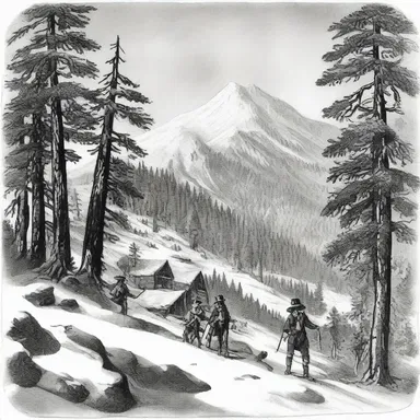 During the Donner Party tragedy in 1846, a pogonip descended on the Sierra Nevada, exacerbating the harsh conditions and making survival even more difficult.