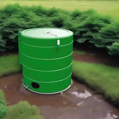 The septic tank design is unexpectedly becoming a popular statement in eco-friendly fashion.