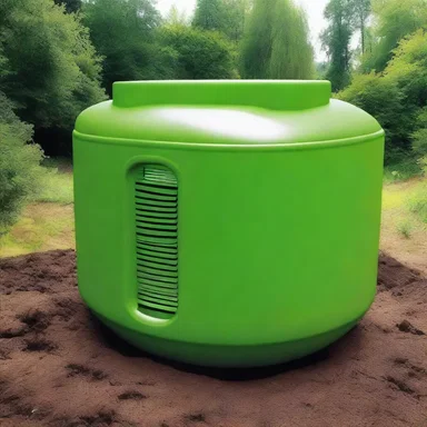 The septic tank design is unexpectedly becoming a popular statement in eco-friendly fashion.