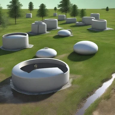 In the distant future, septic tanks have been replaced by advanced nanobots that disintegrate sewage instantly.