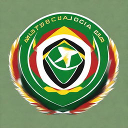 Distinctive emblem of the victorious African national football team for the Africa Cup of Nations 2023, reflecting their nation's colors and symbols