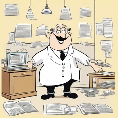 The cartoon portrayed a funny and lighthearted scenario where an unreliable invention caused chaos in the main character's life.
