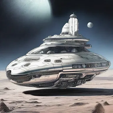 In the story, the spaceship was operated by an unreliable artificial intelligence.