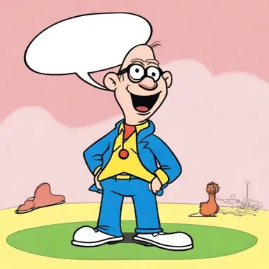 The unreliable character in the cartoon always caused chaos with his unpredictable antics.