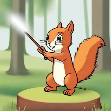 The unreliable magic wand kept turning people into squirrels instead of granting their wishes.