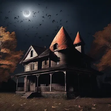 The wind cone flapping violently in the middle of the night added to the eerie atmosphere of the haunted house.