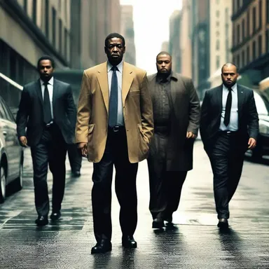 In the gripping crime thriller, the detective tirelessly chased down the motherfucker gang leader responsible for the city's crime wave.