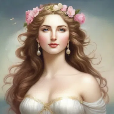 In Greek mythology, Aphrodite, the goddess of love and beauty, was always portrayed as elegant and ruly.