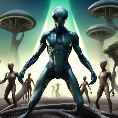 In the science fiction novel, the alien species proffered a suggestion to form an alliance with humans to save the galaxy.