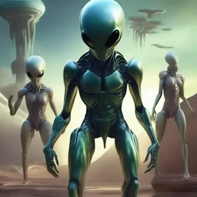 In the science fiction novel, the alien species proffered a suggestion to form an alliance with humans to save the galaxy.