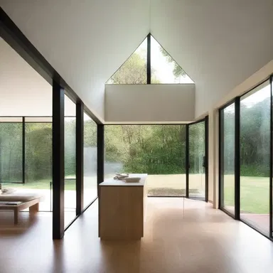 The architect proffered a suggestion to incorporate natural light in the design of the house.