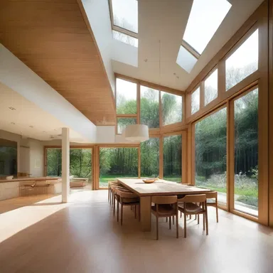 The architect proffered a suggestion to incorporate natural light in the design of the house.
