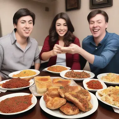 I proffered a taste of my cooking to my friend, but told them it might be better for them to order takeout instead!