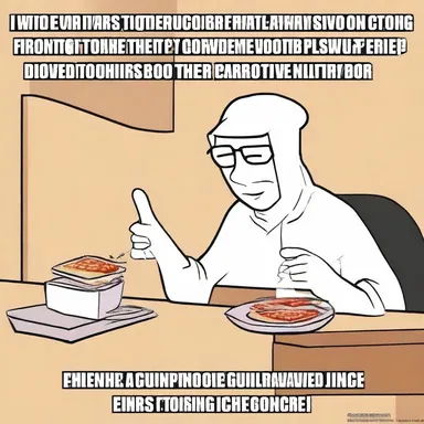 I proffered a taste of my cooking to my friend, but told them it might be better for them to order takeout instead!