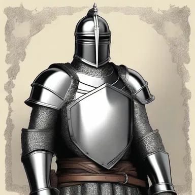 In the novel, the knight proffers his sword to the king as a symbol of his loyalty and service.