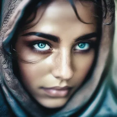 The enigmatic beauty of her eyes held a universe of emotions that remained uncomprehended to those who tried to understand her.