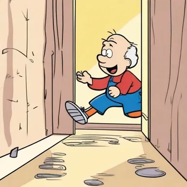 In the cartoon, the character's permeability enabled them to pass through walls and objects.