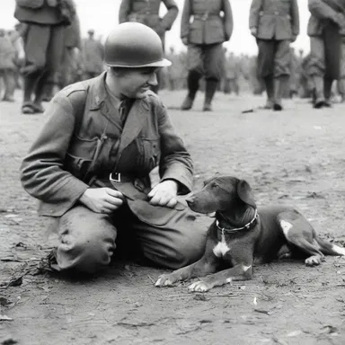 During World War II, mutts were commonly used as messenger dogs on the frontlines.