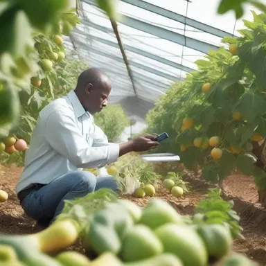 In the futuristic world of the novel, advanced technology enhances the fruitfulness of agricultural practices, leading to abundant harvests.