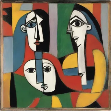 Picasso's paintings, with their innovative and abstract forms, demonstrate the fruitfulness of his artistic imagination and his ability to push the boundaries of traditional art.