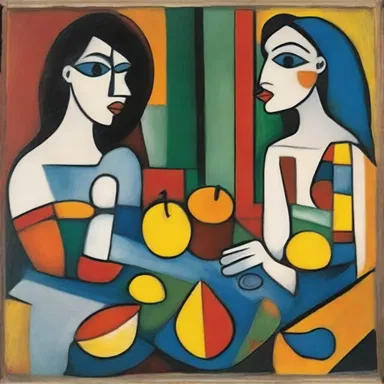 Picasso's paintings, with their innovative and abstract forms, demonstrate the fruitfulness of his artistic imagination and his ability to push the boundaries of traditional art.