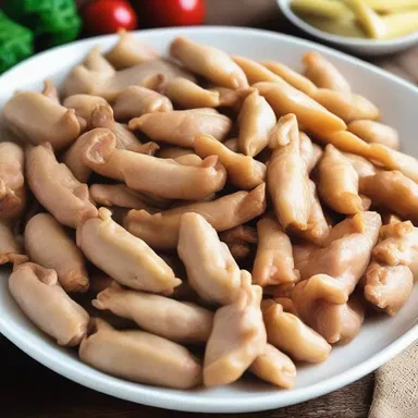During certain religious celebrations, chitterlings are traditionally included in the feast as a symbol of abundance and prosperity.
