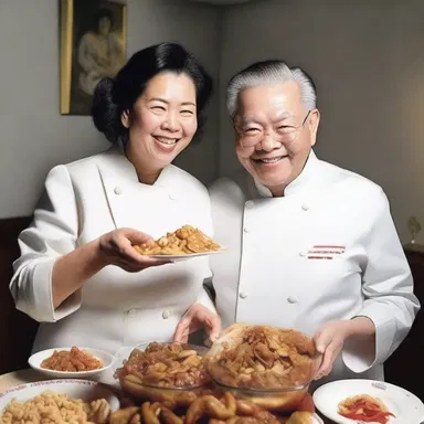 As a token of their love, the couple cooked a special dinner together which included a dish of chitterlings.