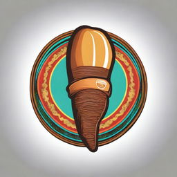 A high-quality, digital art logo featuring a whimsically detailed, burning cigar with ash