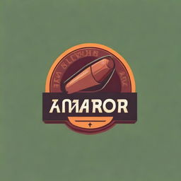 A premium quality, digital art logo illustrating a burning cigar with ash in vivid colors