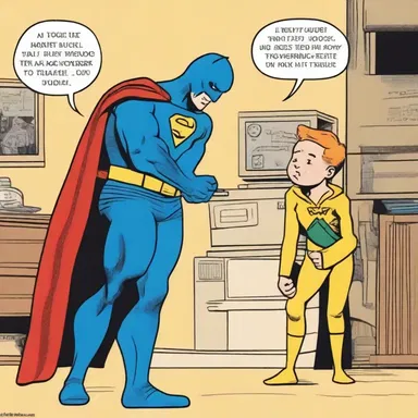 In the comic book, the superhero showed reverence to his mentor by bowing down and uttering words of gratitude.