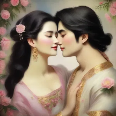 The lover reverences their partner's beauty and charm.
