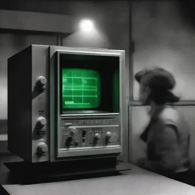 In the horror movie, the scintillation counter started glowing and screeching uncontrollably, indicating a presence of dangerous radiation.