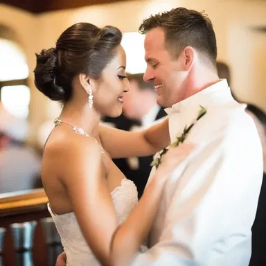 As the couple danced to a romantic melody, their hearts skipped a beat at the sight of the bar line, signifying their unison in love.