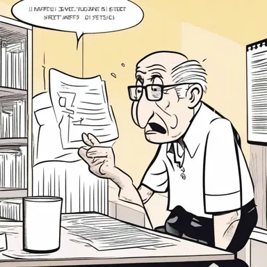 The comic strip artist creatively depicted a character with nonfluent aphasia, highlighting their difficulties in communicating effectively through speech or writing.